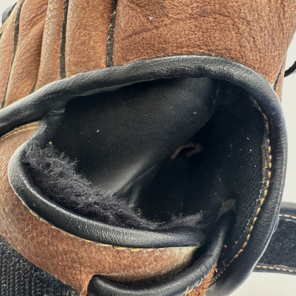 Rawlings Leather Baseball Glove Brown Basket Web RHT RBG36DB Right Hand Throw - Picture 11 of 12